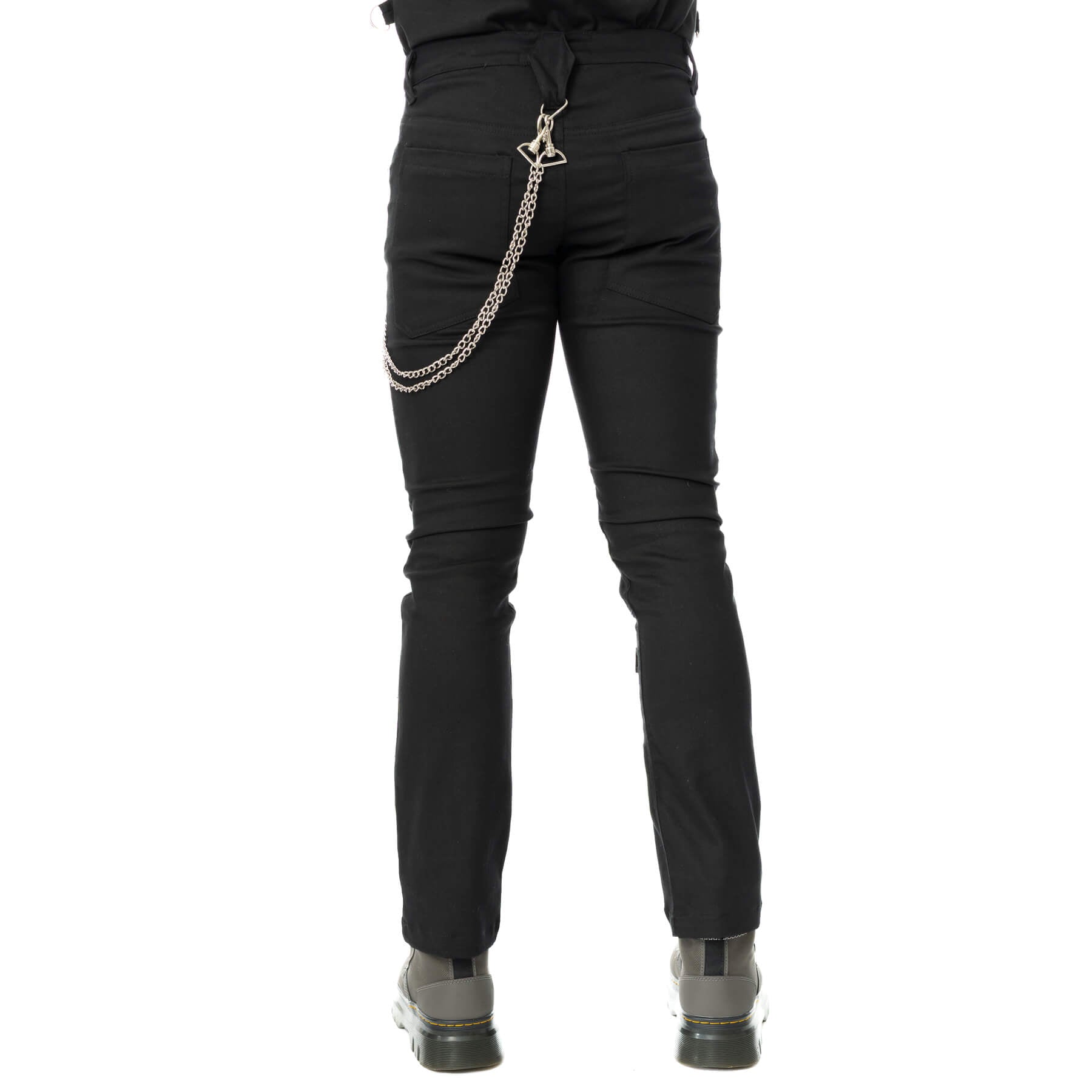 Poizen Industries Sanctified Sins Gothic Pants with Buckles & Chains