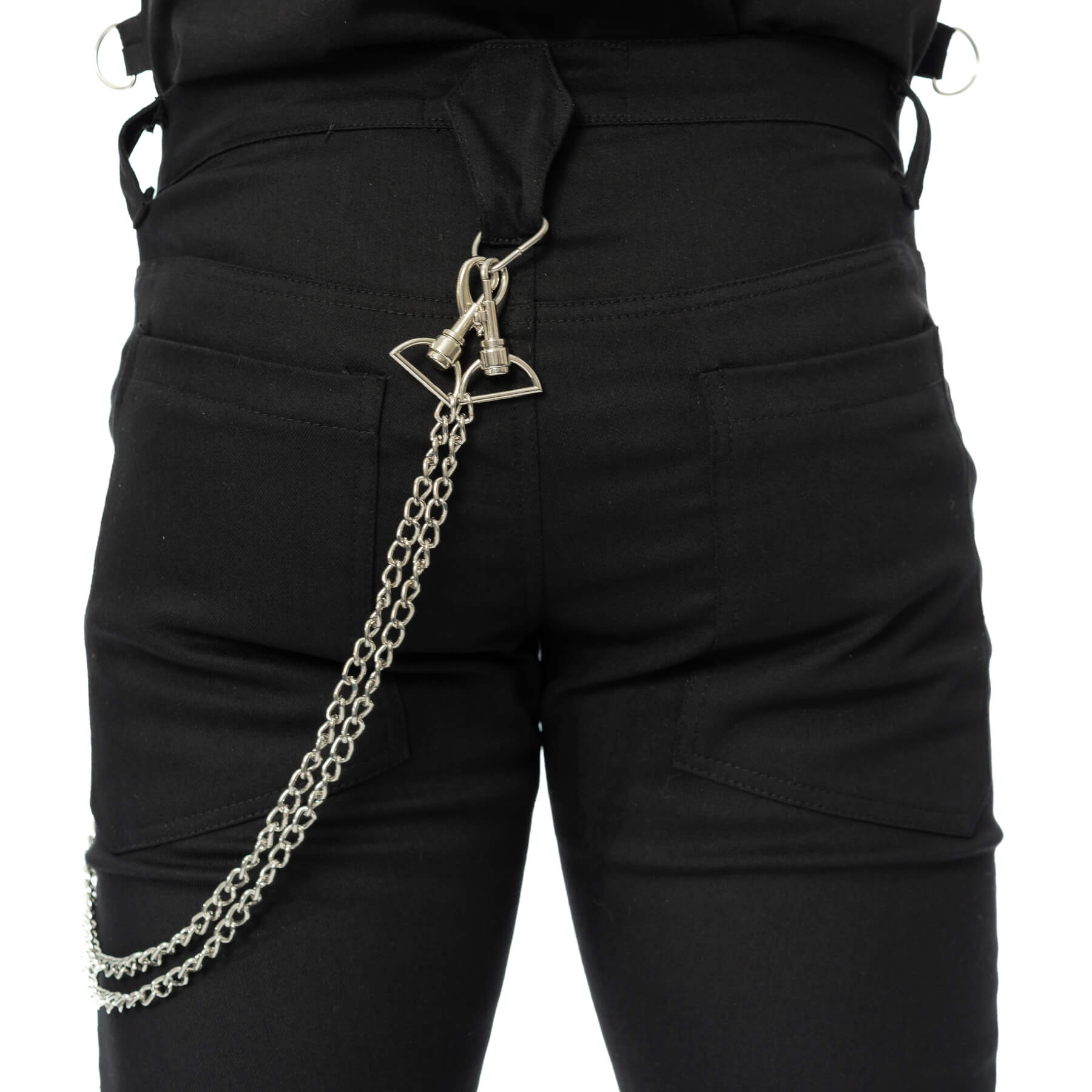 Poizen Industries Sanctified Sins Gothic Pants with Buckles & Chains