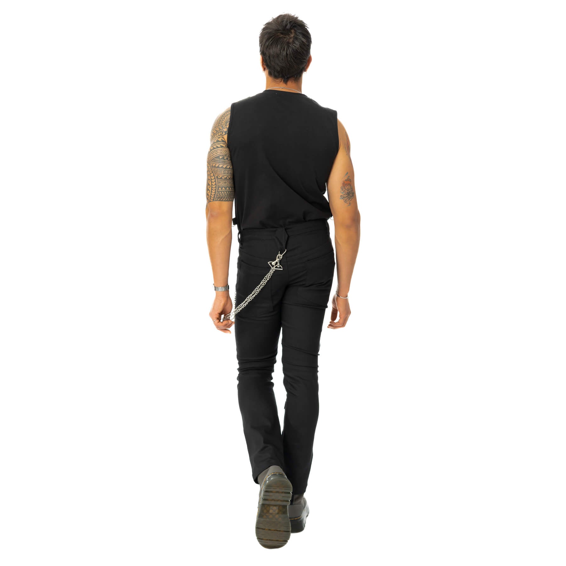 Poizen Industries Sanctified Sins Gothic Pants with Buckles & Chains