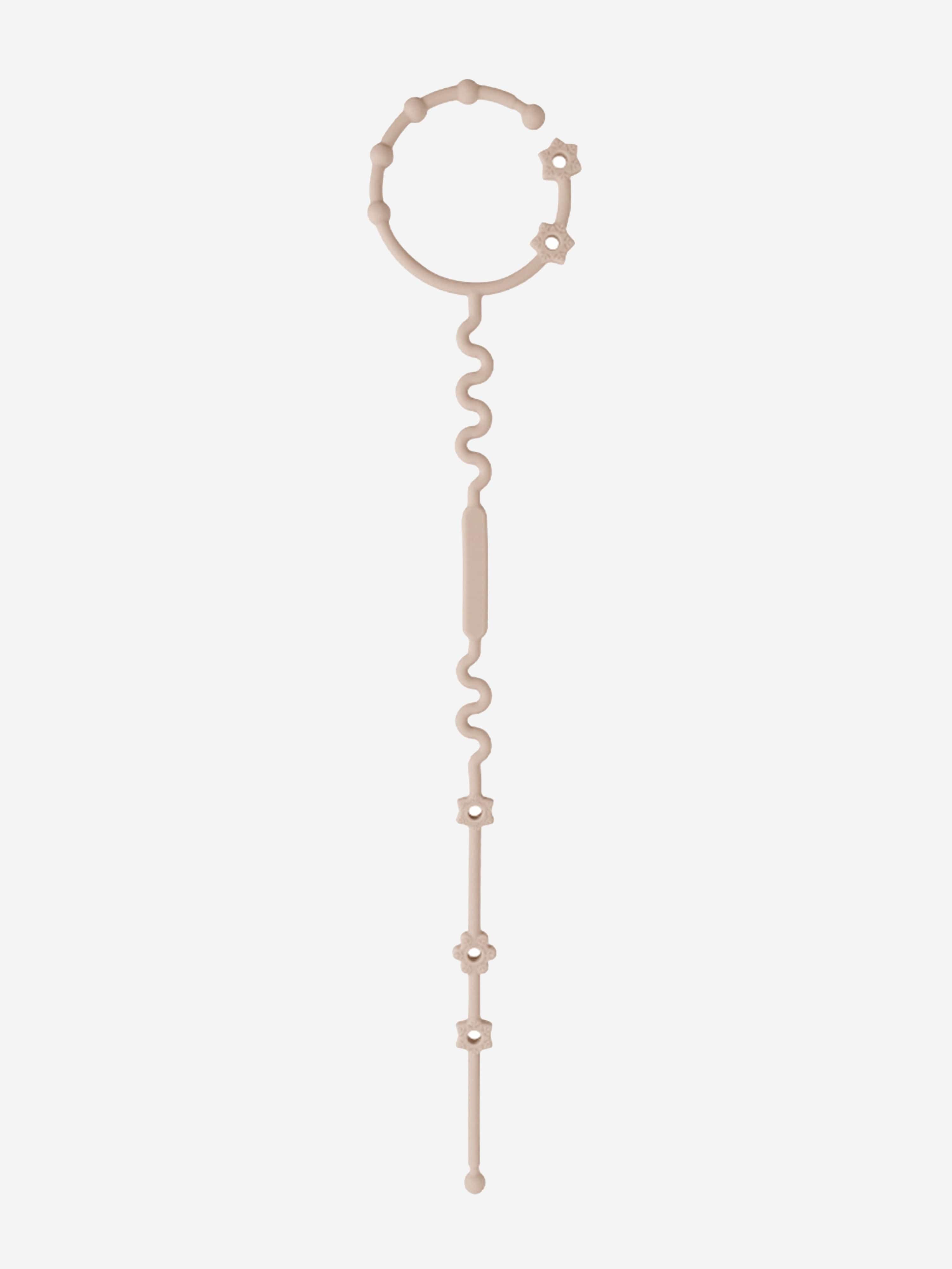 Bloom Bambini Adjustable Pacifier Clip and Teether - Brown Eco-Material