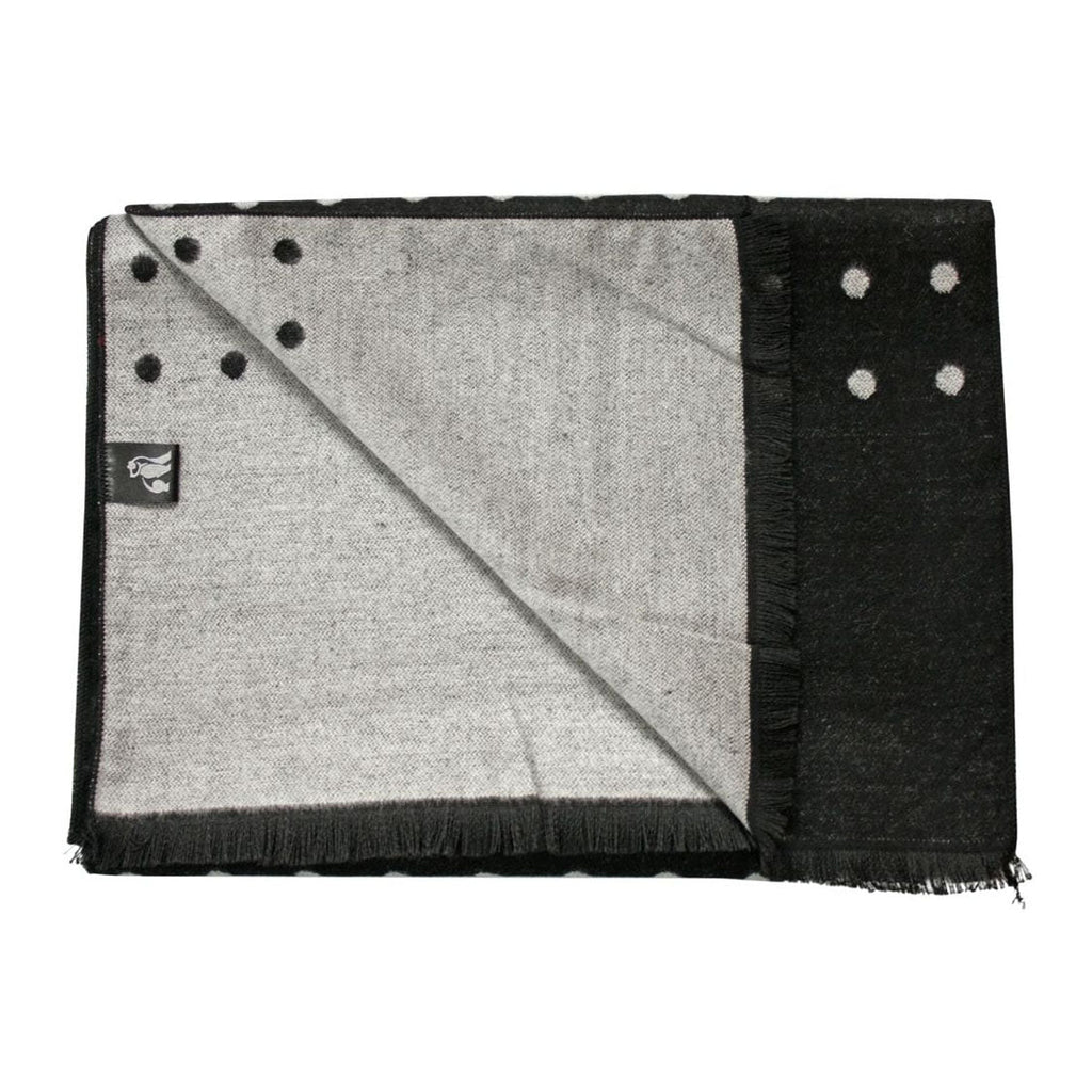 Swole Panda Black and White Spot Bamboo Scarf | Sustainable & Breathable
