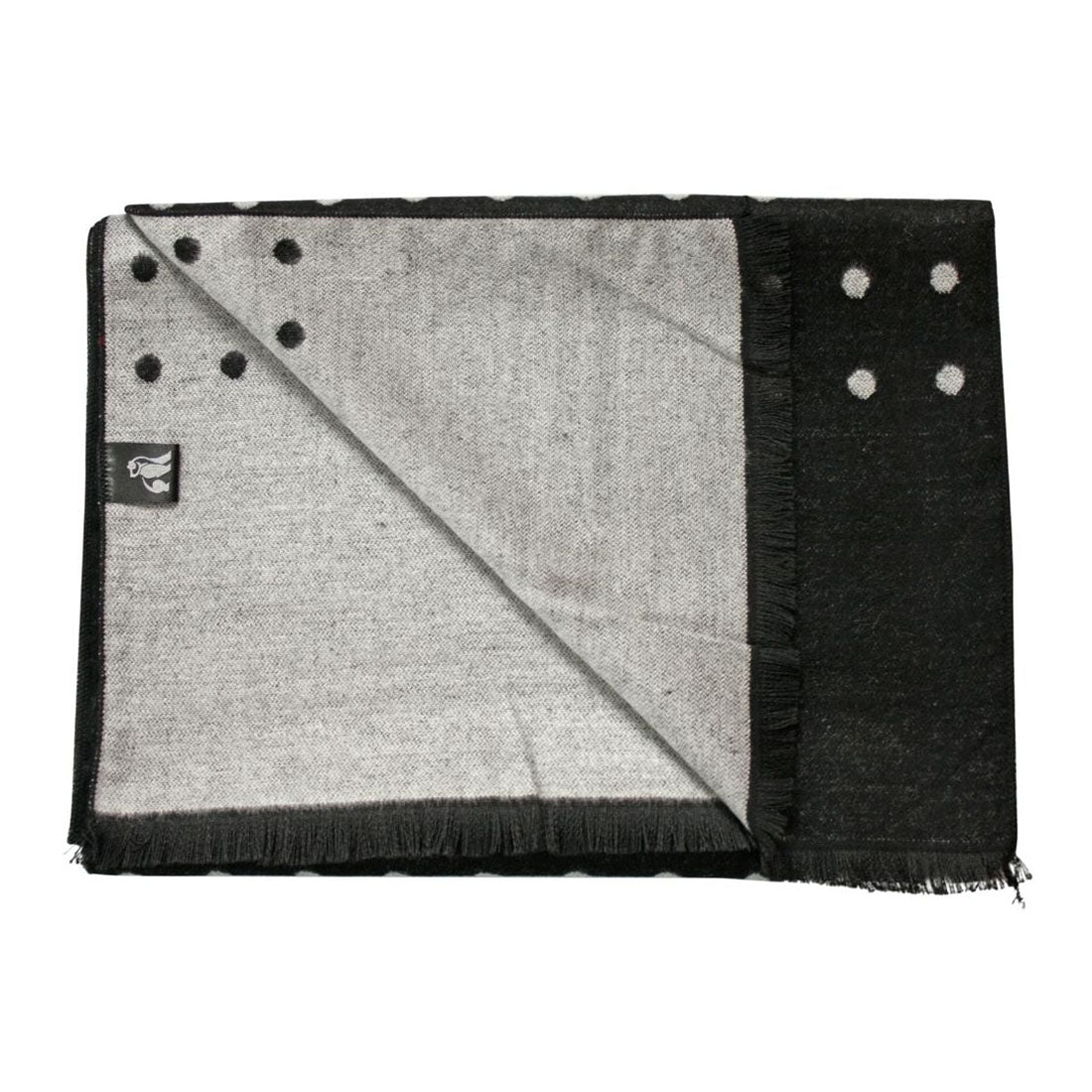 Swole Panda Black and White Spot Bamboo Scarf | Sustainable & Breathable