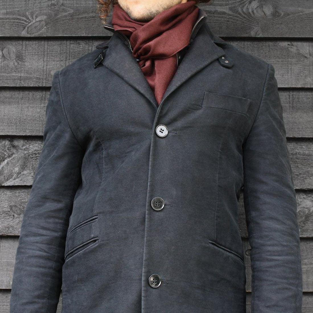 Swole Panda Maroon Bamboo Scarf – Soft Sustainable Winter Scarf