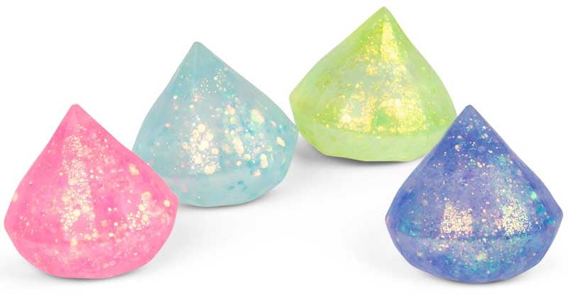 Snaps Scrunchems Sugar Diamond Squeeze Fidget Toy – Sparkly Stress Relief