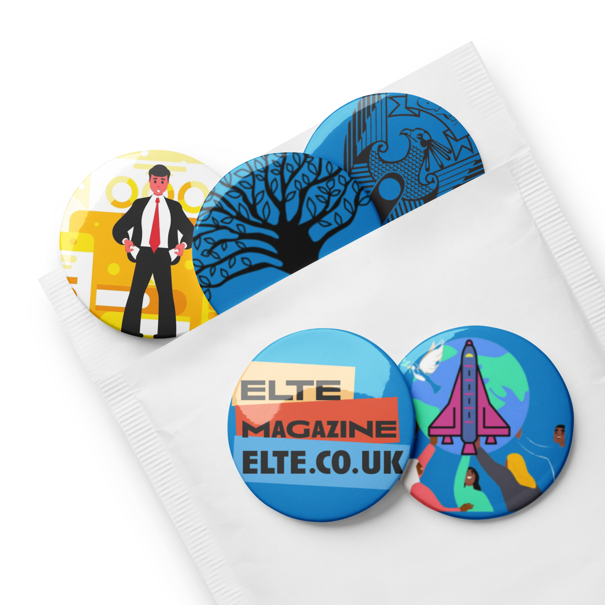 z buttons by pins