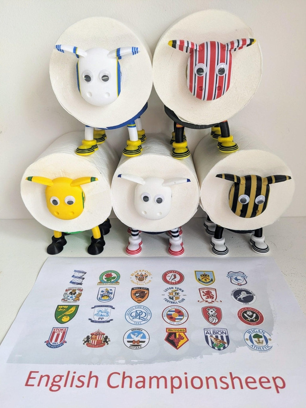 Sheffield United Sheep Toilet Roll Holder | Custom Blades Football Boots
