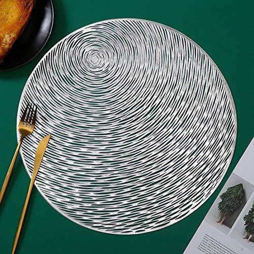 Hosoncovy Round Placemats Set | 4 Pack Heat Resistant Starry Sky Design