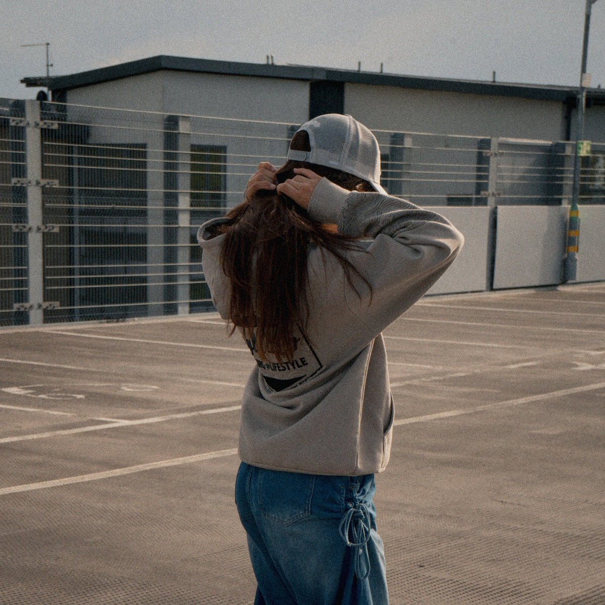 Uggly & Co Silver & Grey Diamond Trucker Hat – Vintage Motorsport Cap