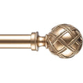 Massive Discounts Gold Heavy Duty Curtain Rod | Adjustable 84–120in