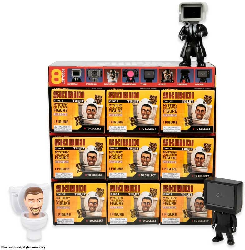 Skibidi Toilet Deluxe Mystery Figures – Snaps Collectible Blind Box