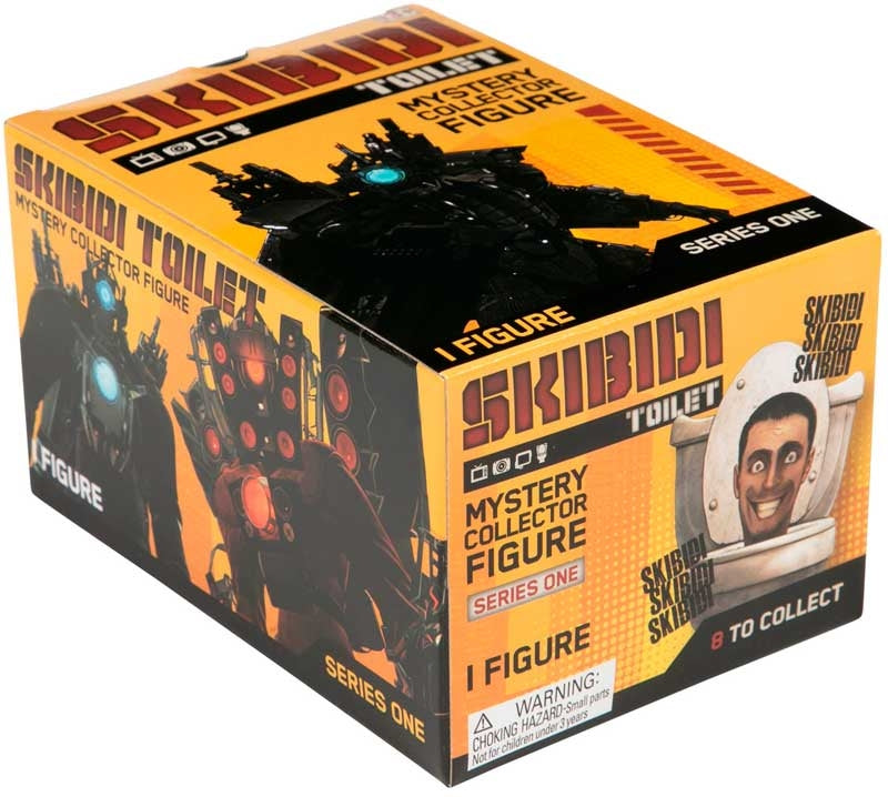Skibidi Toilet Deluxe Mystery Figures – Snaps Collectible Blind Box
