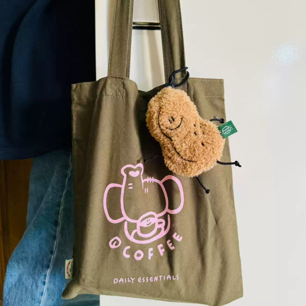 LuLuFun Studio Peanut Soft Bag – Handmade Polar Fleece Plush Pouch