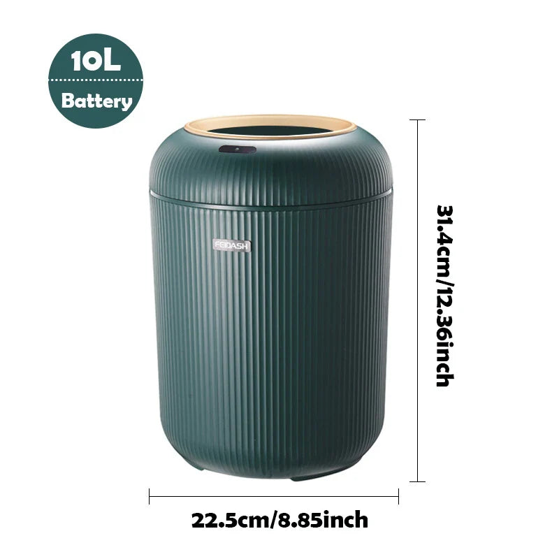 Smart Motion Sensor Trash Can – Automatic Bin for Kitchen & Bathroom