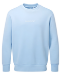 simple. sweatshirt. snug. light-blue.