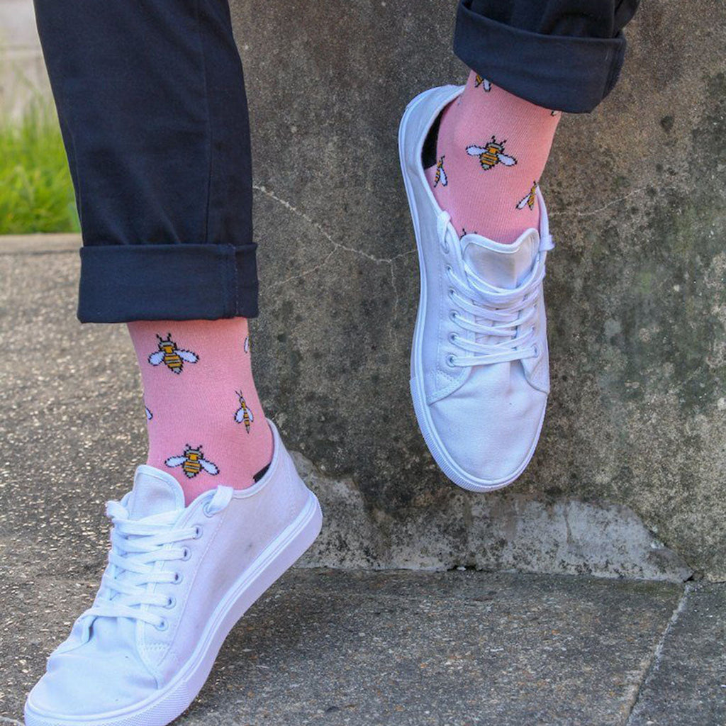 Swole Panda Bumblebee Matching Bamboo Socks | Eco-Friendly Unisex Socks