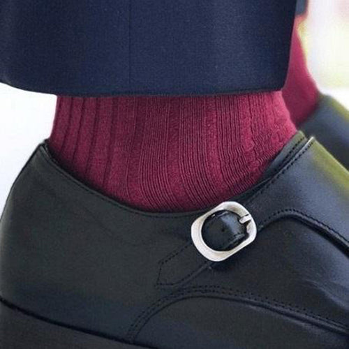 Swole Panda Burgundy Bamboo Socks – Comfort Cuff Diabetic Friendly