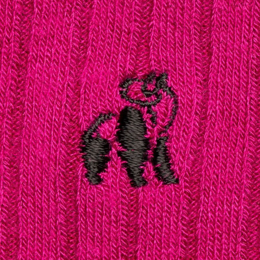 Swole Panda Cerise Pink Bamboo Socks – Soft and Breathable Knit