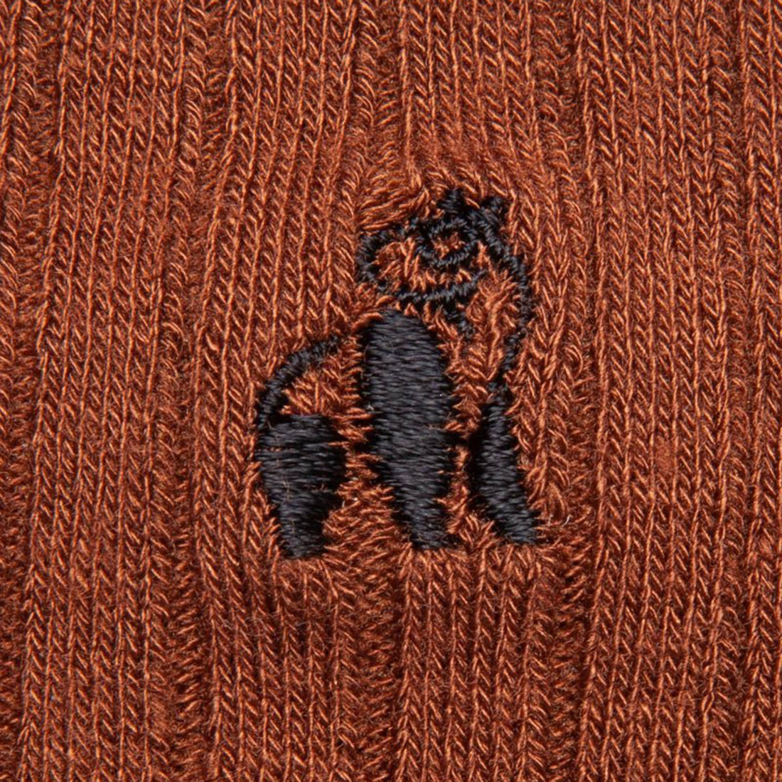 Swole Panda Chestnut Brown Bamboo Socks – Breathable & Durable Mens Socks