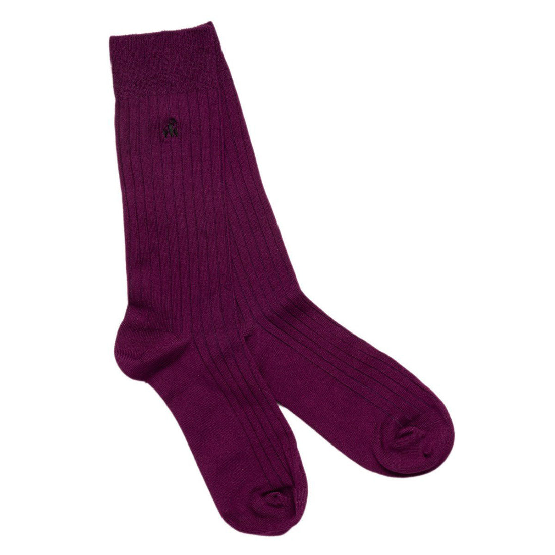 Swole Panda Deep Purple Bamboo Socks – Soft and Sustainable Footwear