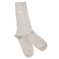 Swole Panda Light Grey Bamboo Socks – Breathable and Durable Footwear
