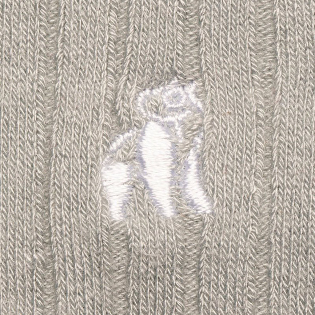 Swole Panda Light Grey Bamboo Socks – Breathable and Durable Footwear