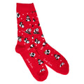 Bamboo Socks – Swole Panda Red Skiing Panda Print Sustainable Socks