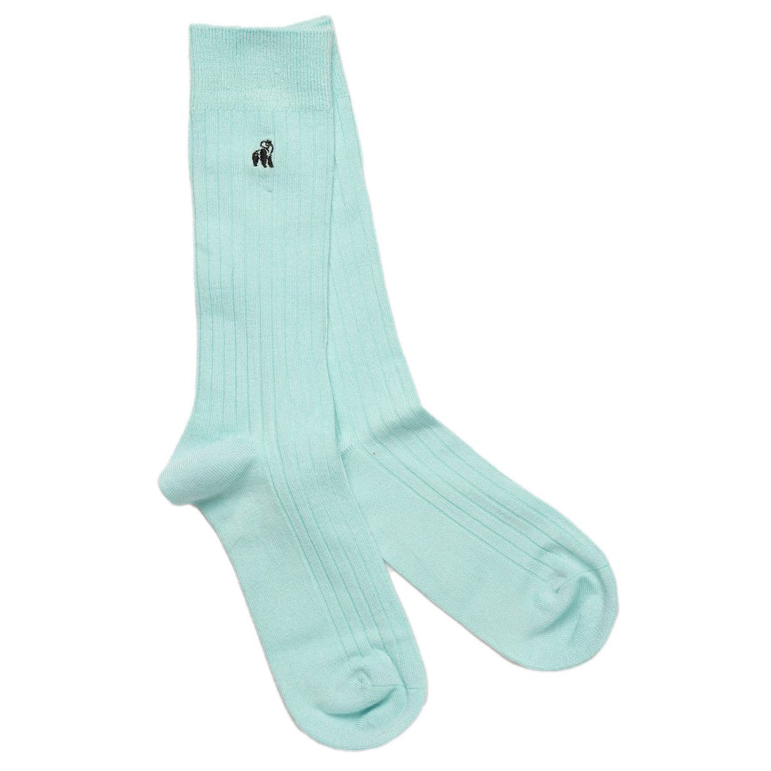 Swole Panda Mint Bamboo Socks – Breathable and Soft Sustainable Hosiery