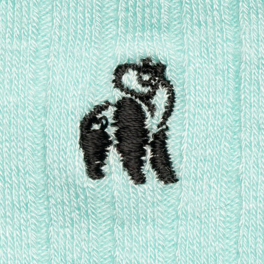Swole Panda Mint Bamboo Socks – Breathable and Soft Sustainable Hosiery
