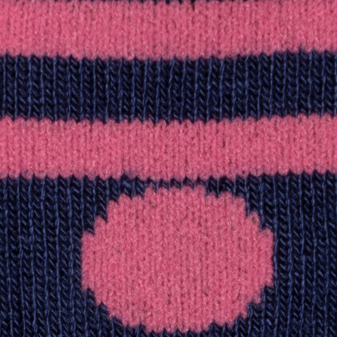 Swole Panda Navy and Pink Polka Dot Bamboo Socks – Soft & Breathable