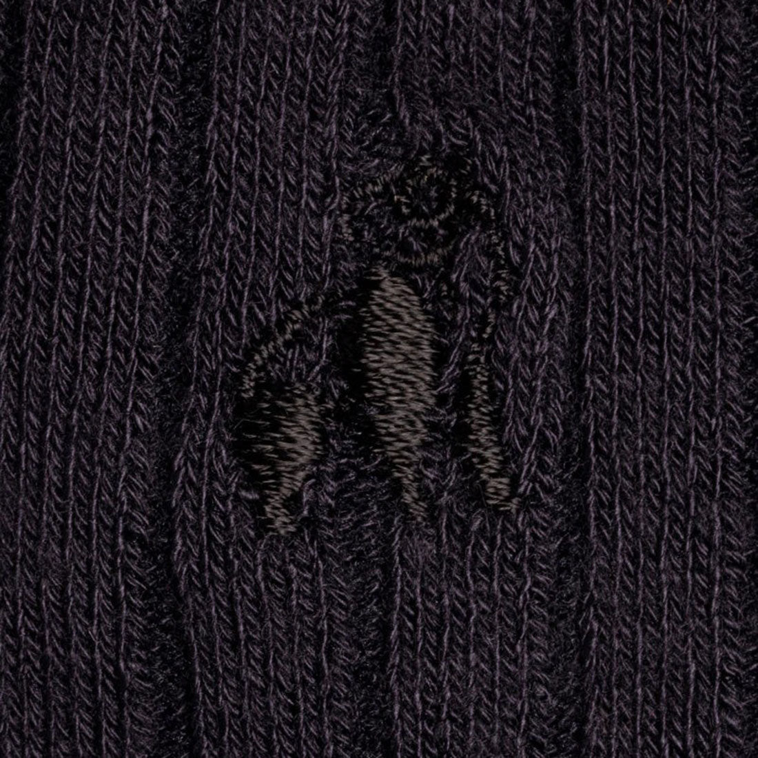 Swole Panda Navy Bamboo Socks – Ribbed Comfort Cuff Diabetic Friendly