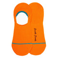 Swole Panda Neon Orange No-Show Bamboo Socks – Breathable & Invisible