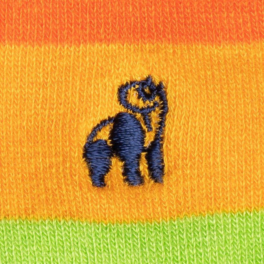 Swole Panda Pride Bamboo Socks – Colorful Striped Sustainable Footwear