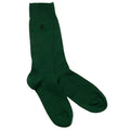 Swole Panda Racing Green Bamboo Socks – Breathable Luxury Dress Socks
