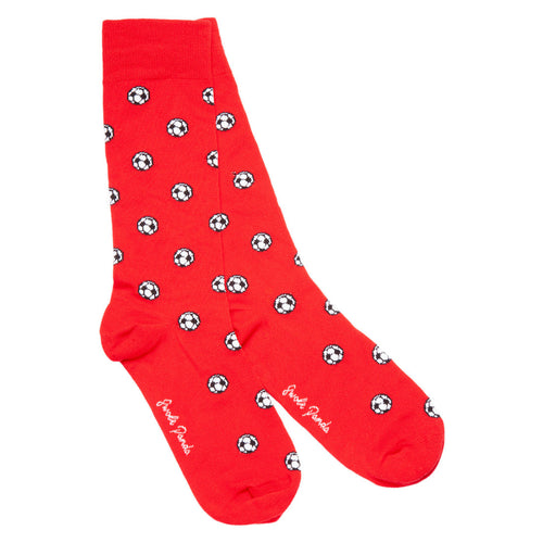 Swole Panda Red Football Bamboo Socks – Durable & Soft Athletic Wear