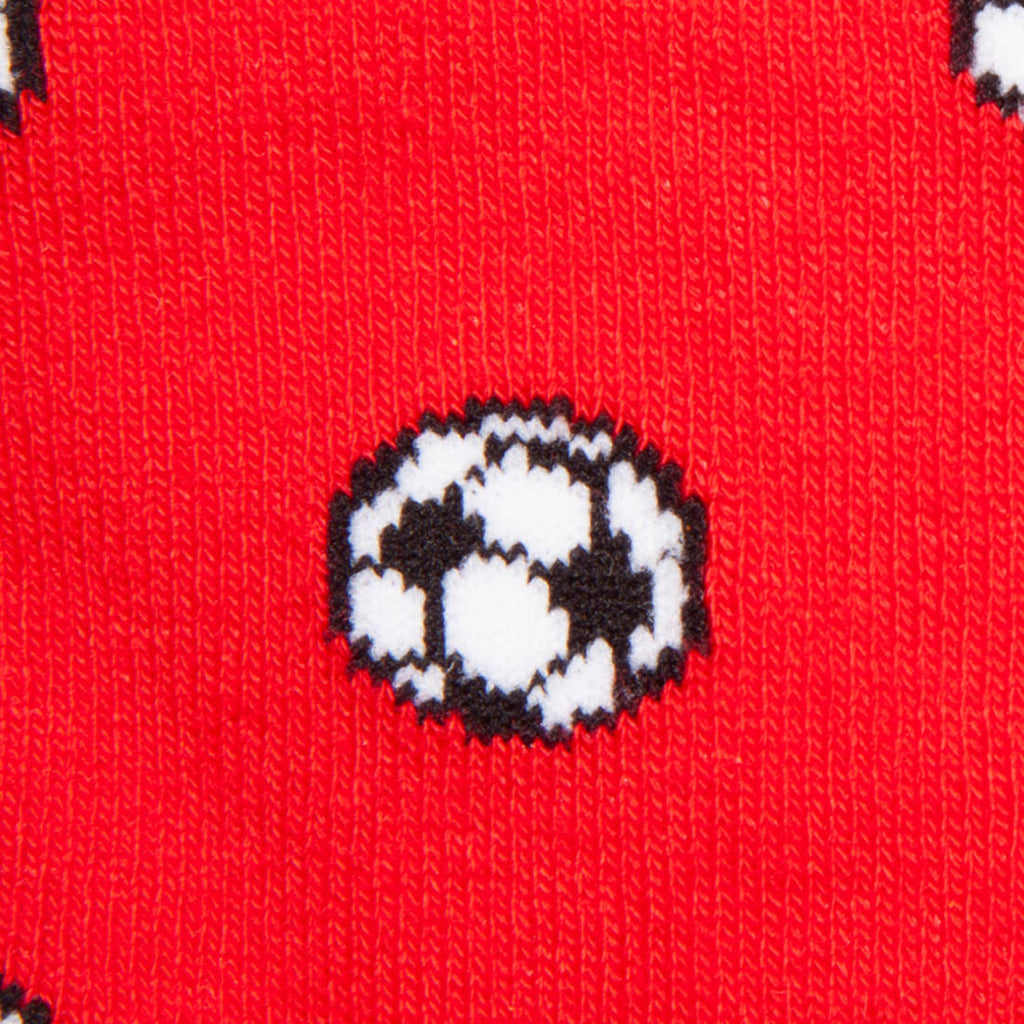 Swole Panda Red Football Bamboo Socks – Durable & Soft Athletic Wear