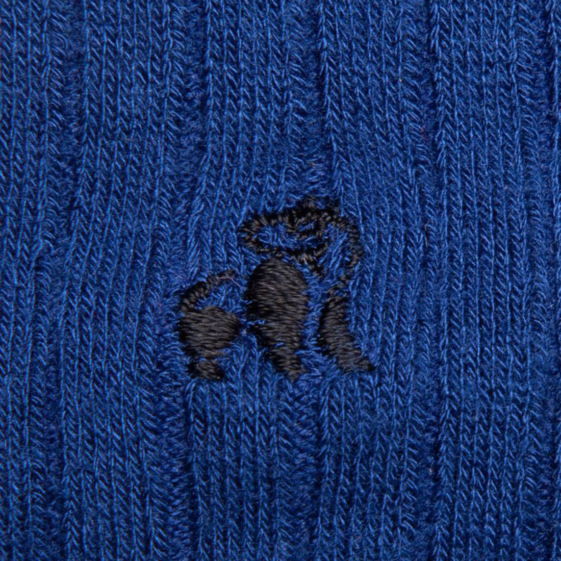 Swole Panda Royal Blue Bamboo Socks – Soft Ribbed Sustainable Hosiery