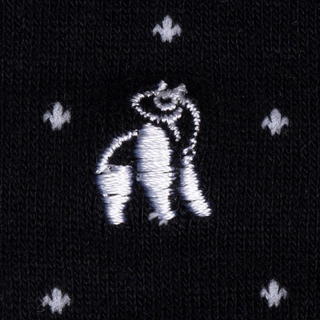 Swole Panda Spotted Black Bamboo Socks – Breathable and Durable Softness