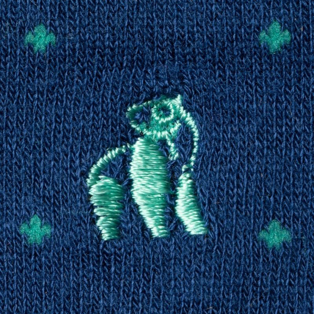 Swole Panda Spotted Green Bamboo Socks – Breathable Patterned Footwear