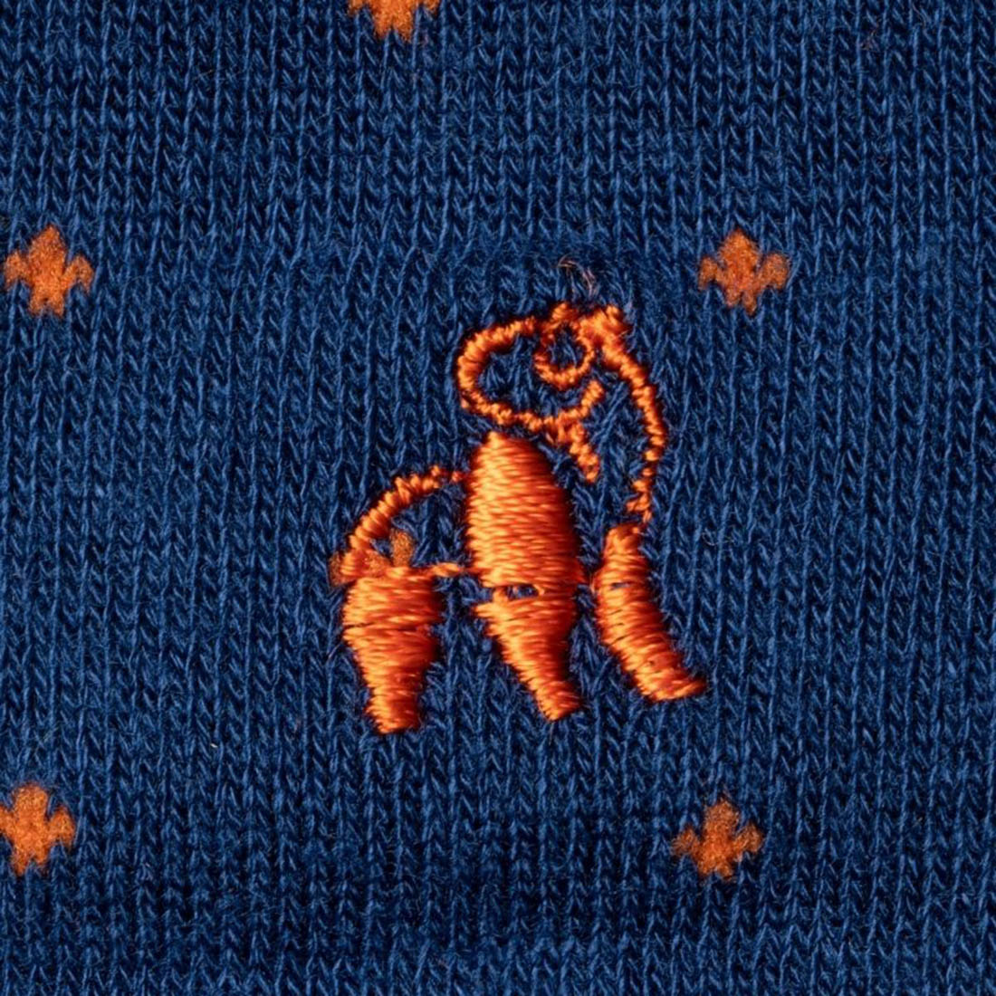 Swole Panda Spotted Orange Bamboo Socks – Comfort Cuff Diabetic Friendly