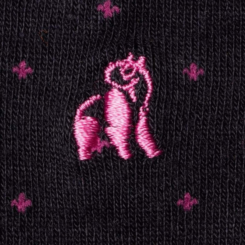 Swole Panda Spotted Pink Bamboo Socks – Breathable and Soft Footwear