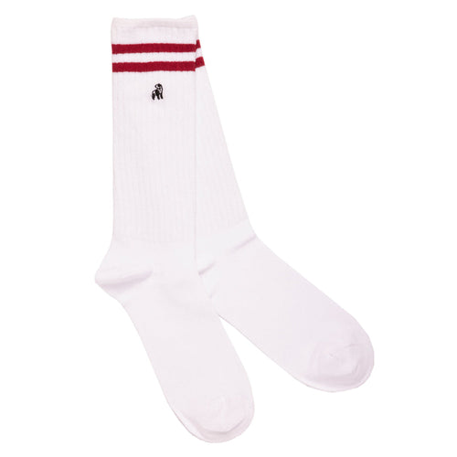 Swole Panda White Athletic Bamboo Socks – Breathable Performance Wear