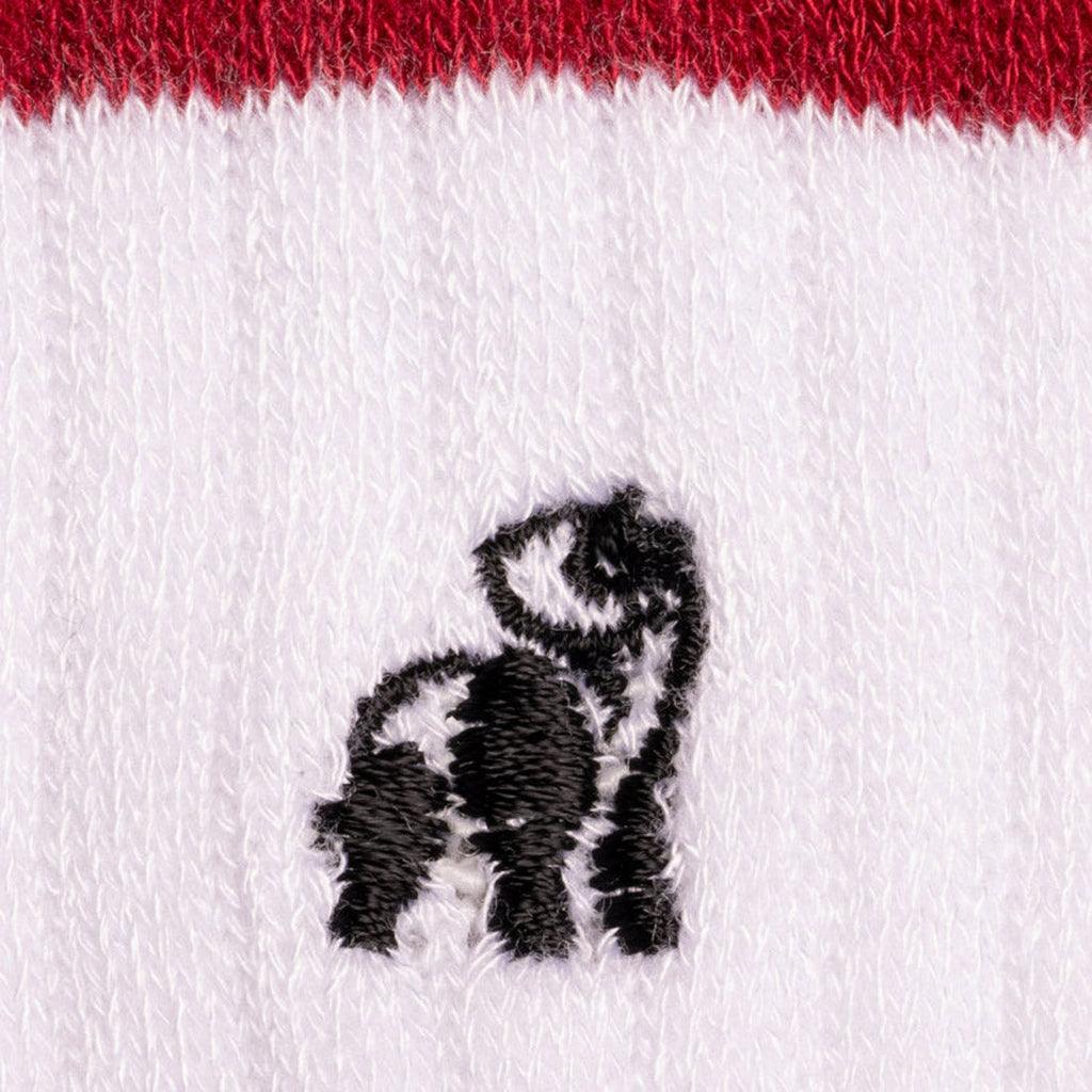 Swole Panda White Athletic Bamboo Socks – Breathable Performance Wear