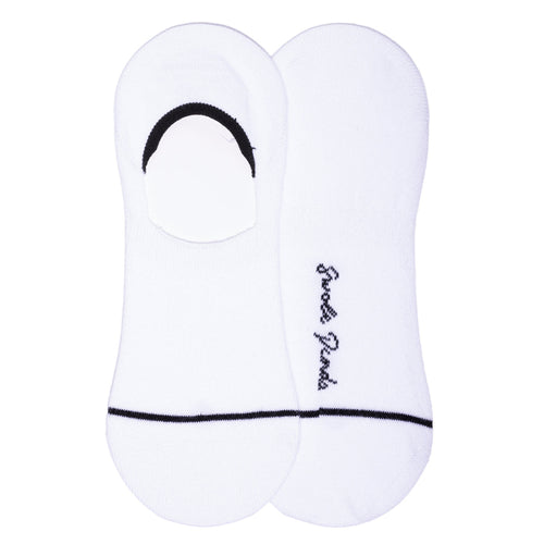 Swole Panda White Bamboo No-Show Socks – Breathable Invisible Socks