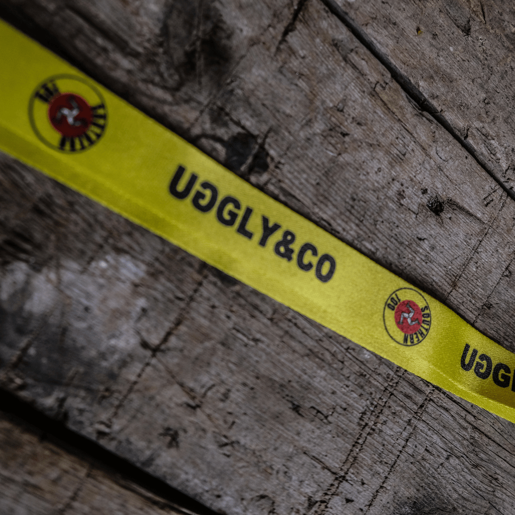 UGGLY&CO Southern 100 Lanyard – Yellow Motorsport Paddock Accessory