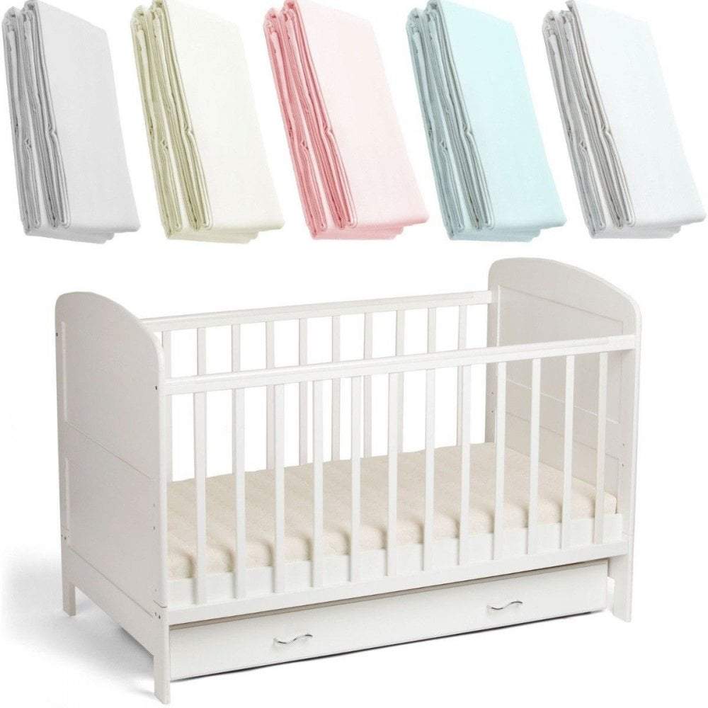 For Your Little One Spacesaver Cot Fitted Sheet | 100% Cotton | 100x52cm