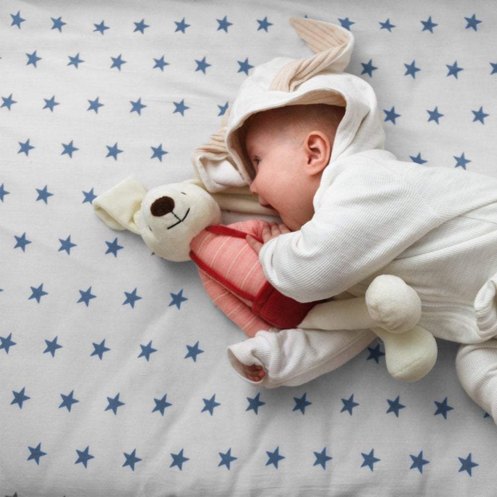 For Your Little One Spacesaver Cot Fitted Sheet | 100% Cotton | 100x52cm