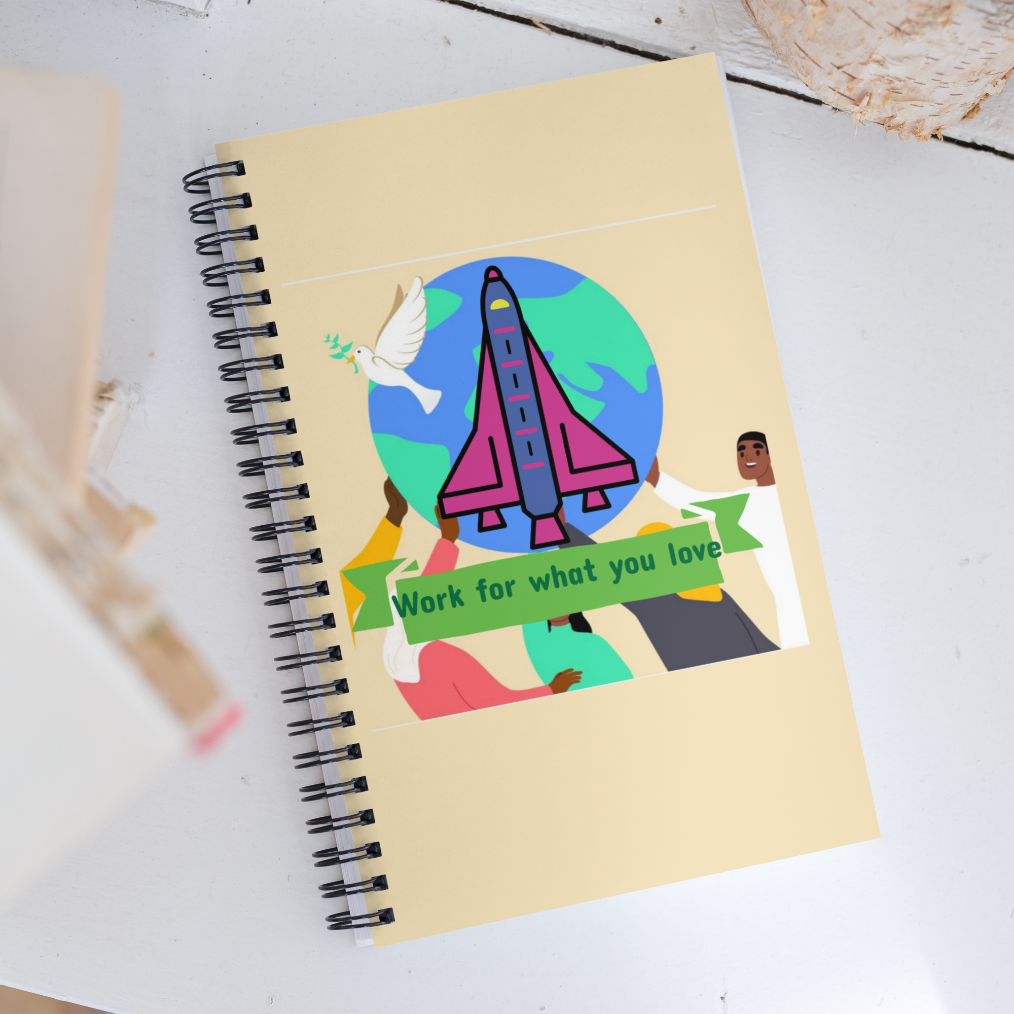 First Home Spiral notebook