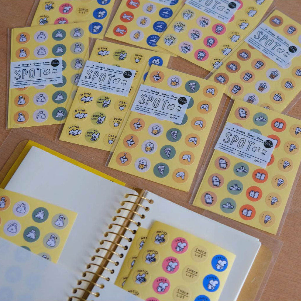 A Gator Life Little Icons Planner Stickers - 2 Pack Decorative Decals