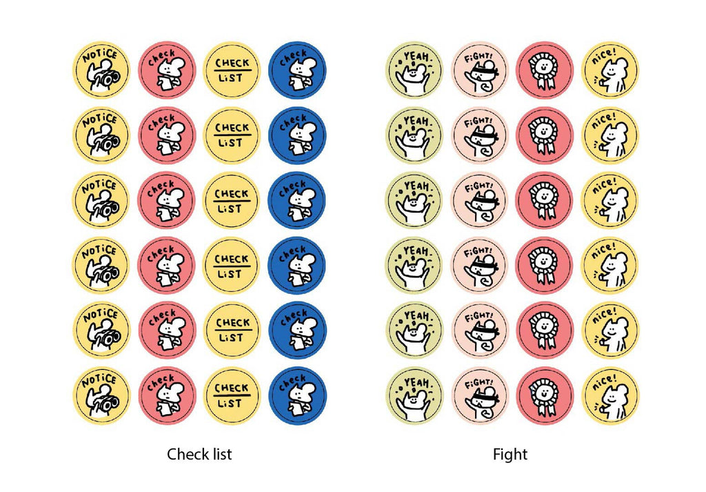 A Gator Life Little Icons Planner Stickers - 2 Pack Decorative Decals
