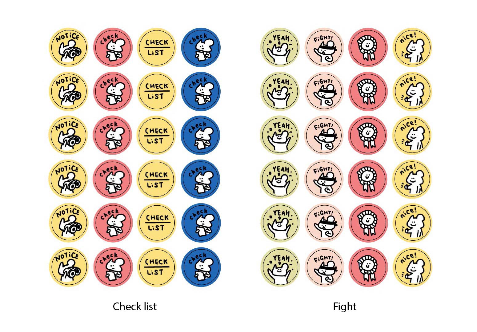 A Gator Life Little Icons Planner Stickers - 2 Pack Decorative Decals